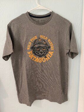 Patagonia Take A Stand Responsibili-Tee Wild Fish Waters Shirt XS